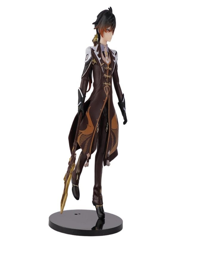 Offo Zhongli Action Figure | Genshin Impact Anime Figurine | 22 cm PVC with 3D Mould | Lightweight & Durable Showpiece for Desk, Room, Shelf | Gift for Anime Fans & Collectors - Image 2